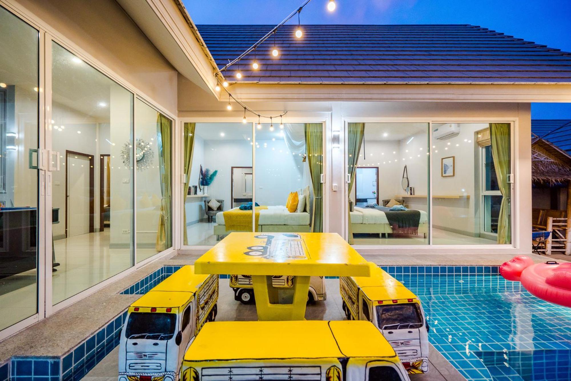 M4 Billion Pool Villa Cha-Am Extérieur photo